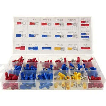 Elektrický konektor Elektrické svorky/koncovky mix, krabice 250 ks, , ,
