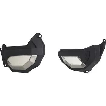 POLISPORT STREET SET KRYT ALTERNÁTORU + KRYT SPOJKY HONDA AFRICA TWIN CRF 1100 L MANUÁL '20-23' ČERNÁ (8486300001+8486400001)
