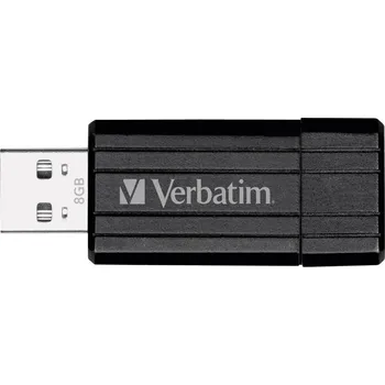 Počítač Verbatim Pin Stripe USB flash disk 8 GB černá 49062 USB 2.0