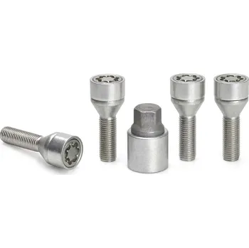 Autodoplněk Pojistné bezpečnostní šrouby M12x1,25x25 kužel, klíč 17, SICUSTAR VN325, Citroën, Lada, Peugeot