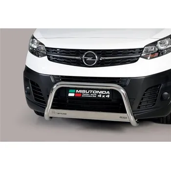 Tuning Přední ochranný rám Medium OPEL Vivaro 2019- Misutonida EC/MED/482 Leštěný nerez