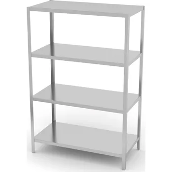 regál Regál skladový 4 – policový , šroubovaný, 1000x400x1800 mm | HENDI, 812525