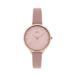 Dámské módní designové hodinky JVD JZ201.2 s řemínkem z pravé kůže (POŠTOVNÉ ZDARMA!!)