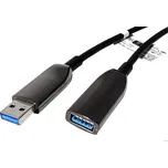 ROLINE USB 5Gbps aktivní optický prodlužovací kabel, USB3.0 A(M) - USB3.0 A(F), 20m, černý - 12.04.1077