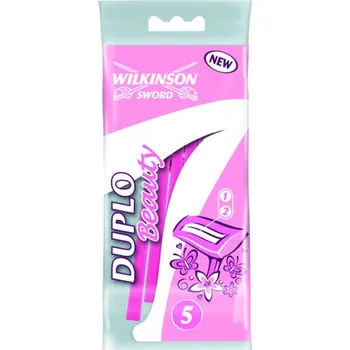 Holítko Wilkinson Sword Duplo Beauty jednorázové holítka, 2 břity, 5 ks