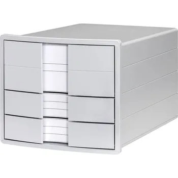 Elektrická zásuvka HAN IMPULS 1017-11 box se zásuvkami šedá DIN A4, DIN C4 Počet zásuvek: 3