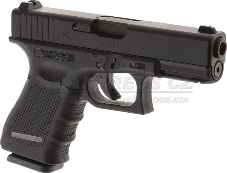 UMAREX Umarex Glock 19 Gen4 GBB plynová pistole - Černá
