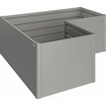Truhlík Biohort Zvýšený truhlík na zeleninu L (šedý křemen metalíza) L (4 krabice)