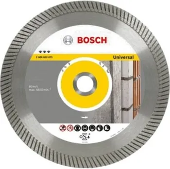 Příslušenství k brusce diamantový kotouč BOSCH, Best UNI TURBO, 125mm