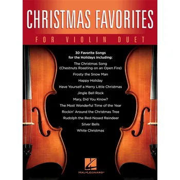 Christmas Favorites for Violin Duet - vnon melodie pro dvoje housle 1435507