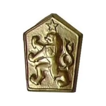 Odznak ČSLA Lev s hvězdou - mosazný