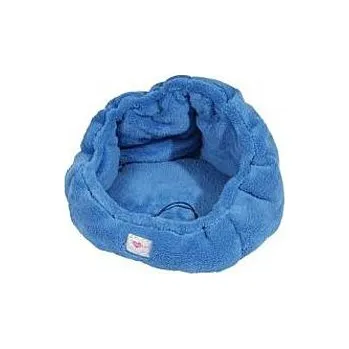 Pelíšek pro psa Pelech ADRIANA plyš hnízdečko 40cm Modrá A02