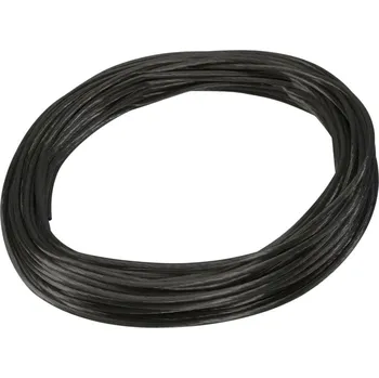 Lano BIG WHITE NÍZKONAPĚŤOVÉ LANO, pro nízkonapěťový lanový systém TENSEO, černý, 4&nbsp;mm, 20&nbsp;m 139030