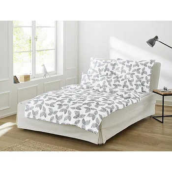 Povlečení IRISETTE povlečení Irisette BIO COTTON satén LEAF 8744-2 140x200, 90x70