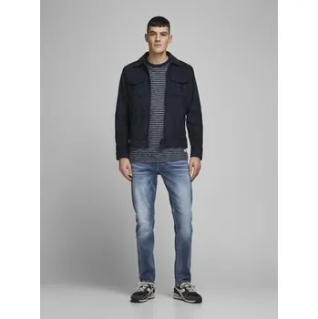 Pánské džíny Jack & Jones Jeansy Mike 12168290 Modrá Tapered Fit 28_30