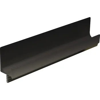 Nábytkové kování Tulip Narážecí úchytový profil-Juvio II 2900mm černá matná