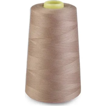 Nit Univerzální poylesterová oděvní nit NTF pro overlocky/průmyslové/klasické šicí stroje, 870 šedo-béžová, návin 5000yd (4572m)
