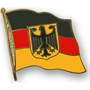Odznak (pins) 20mm vlajka Německo se znakem - barevný