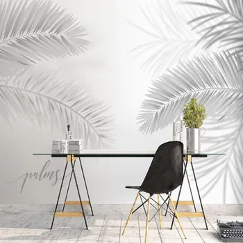 Tapeta Solution Media 3D tapeta - Kreslené listy MU3244 1 - Voděodolné plátno - Textilní tapeta omyvatelná - 250g/m2