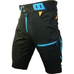 HAVEN Cyklistické kalhoty krátké bez laclu - SINGLETRAIL HMS - černá/modrá 2XL