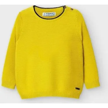 žlutý moderní svetýrek z bavlněné příze Mayoral 309 velikost 74