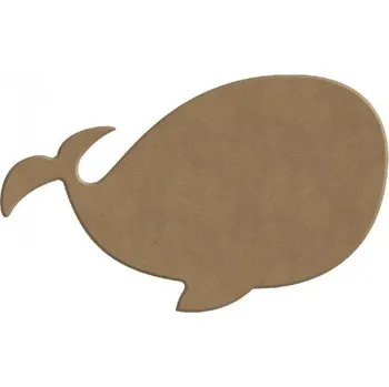 Výtvarná sada Dřevěný výřez k dekoraci Gomille, 14 cm – velryba
