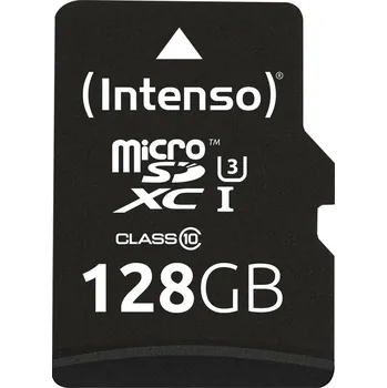 Paměťová karta Intenso Professional paměťová karta microSDXC 128 GB Class 10, UHS-I vč. SD adaptéru