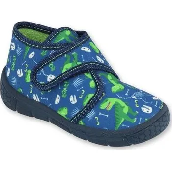 Chlapecké bačkory kotníkové bačkůrky Befado 538P037 s dinosaury velikost 22