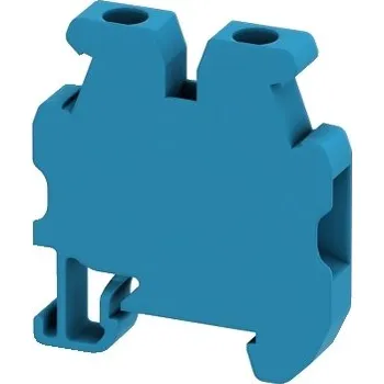 Kojenecký body SCHN NSYTRV42MBL Šroubová svorka, miniatur. 2 body, 4mm2, modrá (obj. mn. 50ks)