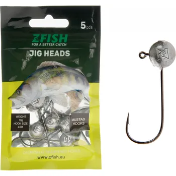 Rybářský háček Zfish Jig Head Simply 5 ks, 7,5g - Háček 3/0