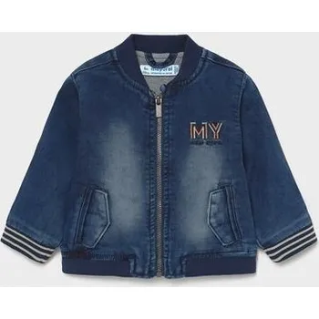 Kojenecká bunda džínová bunda pro batolata s potiskem Mayoral 1406 velikost 80