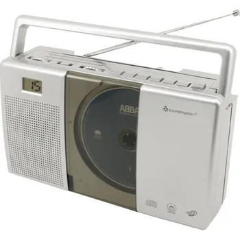 Radiopřijímač soundmaster RCD1185 RCD1185 rádio s CD, FM, CD, šedá