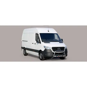 Tuning Přední ochranný rám Medium MERCEDES Sprinter 2018- Misutonida EC/MED/440 Leštěný nerez