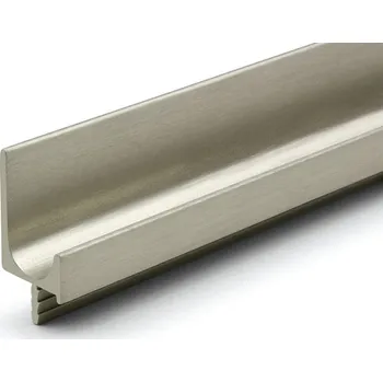 Nábytkové kování TULIP Narážecí úchytový profil Juvio 997 imitace nerezi (TULIP Narážecí úchytový profil Juvio 997 imitace nerezi)