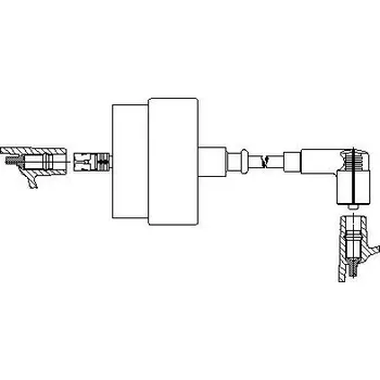 Zapalovací kabel zapalovací kabel, , 60568852, BREMI, 208/53