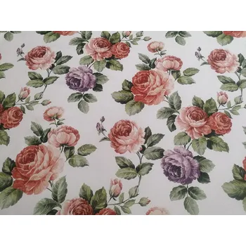 BYTEMA Dekorační látka SPRINGTIME-růže šíře 140 cm