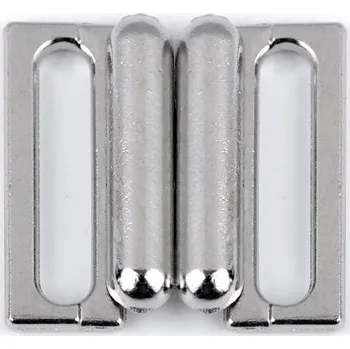 Plavkové zapínání šíře 14 mm kovové, malé, 1 nikl