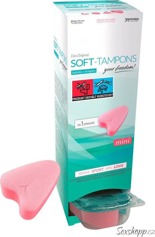 Menstruační houbičky Soft-Tampons MINI, 10 ks