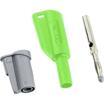 Měřicí kabel HT Instruments 1066-IECV Prodloužení připojení ⌀ 4 mm, zelená, 1003062, prodlužovačka, 1 ks