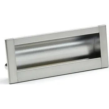 Nábytkové kování TULIP Úchytka Concava 160 zápustná chrom matný (TULIP Úchytka Concava 160 zápustná chrom matný)