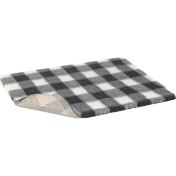 Pelíšek pro psa VetBed original VetBed deka - šedá kostkovaná Velikost: 100 x 150 cm