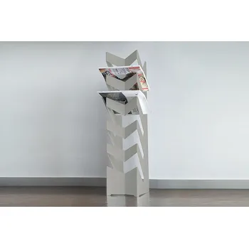 Stojan na vizitku Radius design cologne Držák na noviny a časopisy RADIUS DESIGN (NEWS-BODEN silber 528A) stříbrný