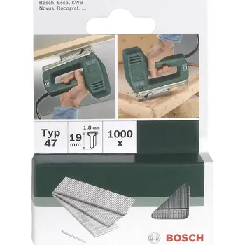 Hřebík Bosch Accessories 2609255810 Hřebíky do sponkovačky Typ 47 Vnější délka 19 mm 1000 ks