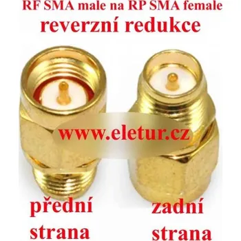 Příslušenství pro kamerový systém SMA male to RP SMA female redukce