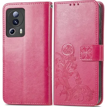 Příslušenství pro tablet VSECHNONAMOBIL 58464 ART FLOWERS Peňaženkový kryt Xiaomi 13 Lite tmavoružový