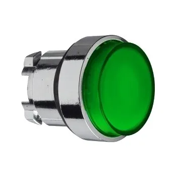 vypínač SCHN ZB4BH33 Ovládací hlavice stiskací prosvětlená "Stiskni - stiskni", s přes.-zelen.