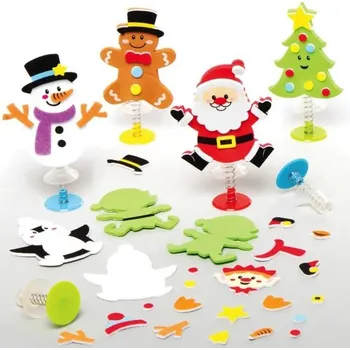 Vánoční dekorace Veselé vánoční postavy (8ks) (AX488) -