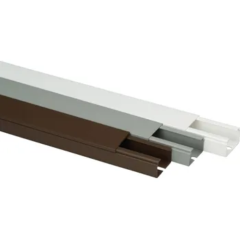 elektroinstalační lišta Heidemann 09964 kabelová lišta (d x š x v) 2000 x 40 x 25 mm 1 ks hnědá