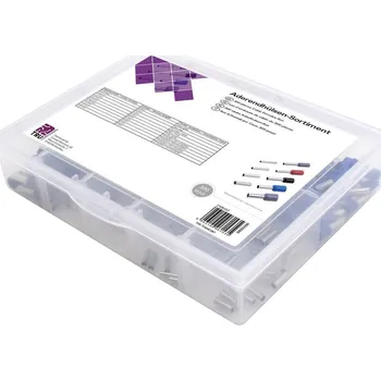 elektrický kabel TRU COMPONENTS T1904C087 sada dutinek 4 mm² částečná izolace šedá, červená, černá, modrá 300 díly