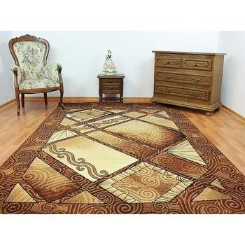 Koberec WELTOM Kusový koberec HAWAII hnědý 160 x 220 cm